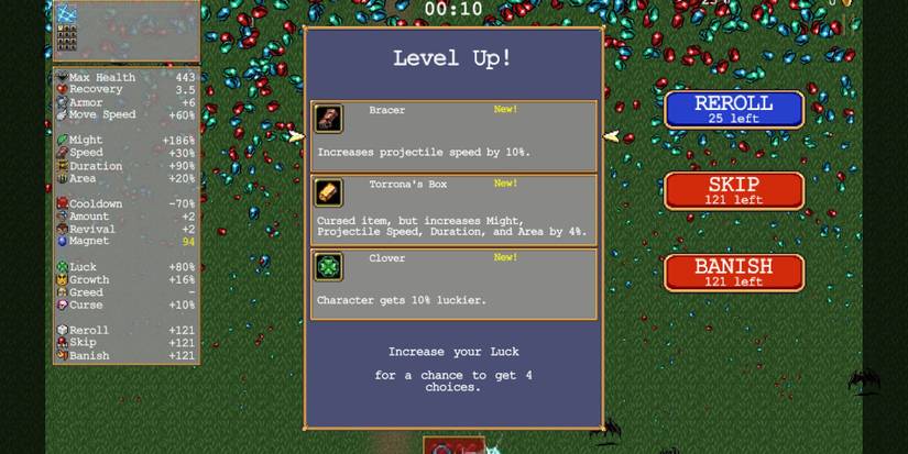 Vampire Survivors Torronas Box Passive