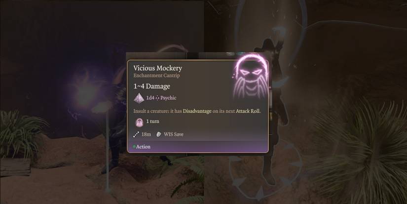 Vicious Mockery Baldur's Gate 3