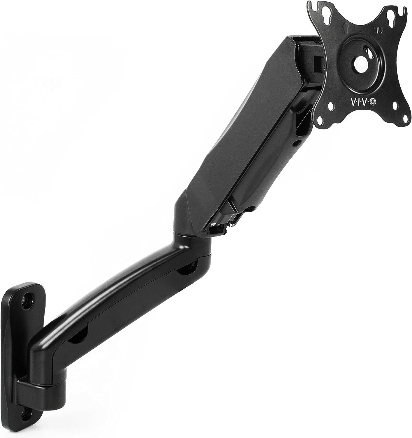 VIVO Height Adjustable Extended Wall-Mounted Monitor Arm