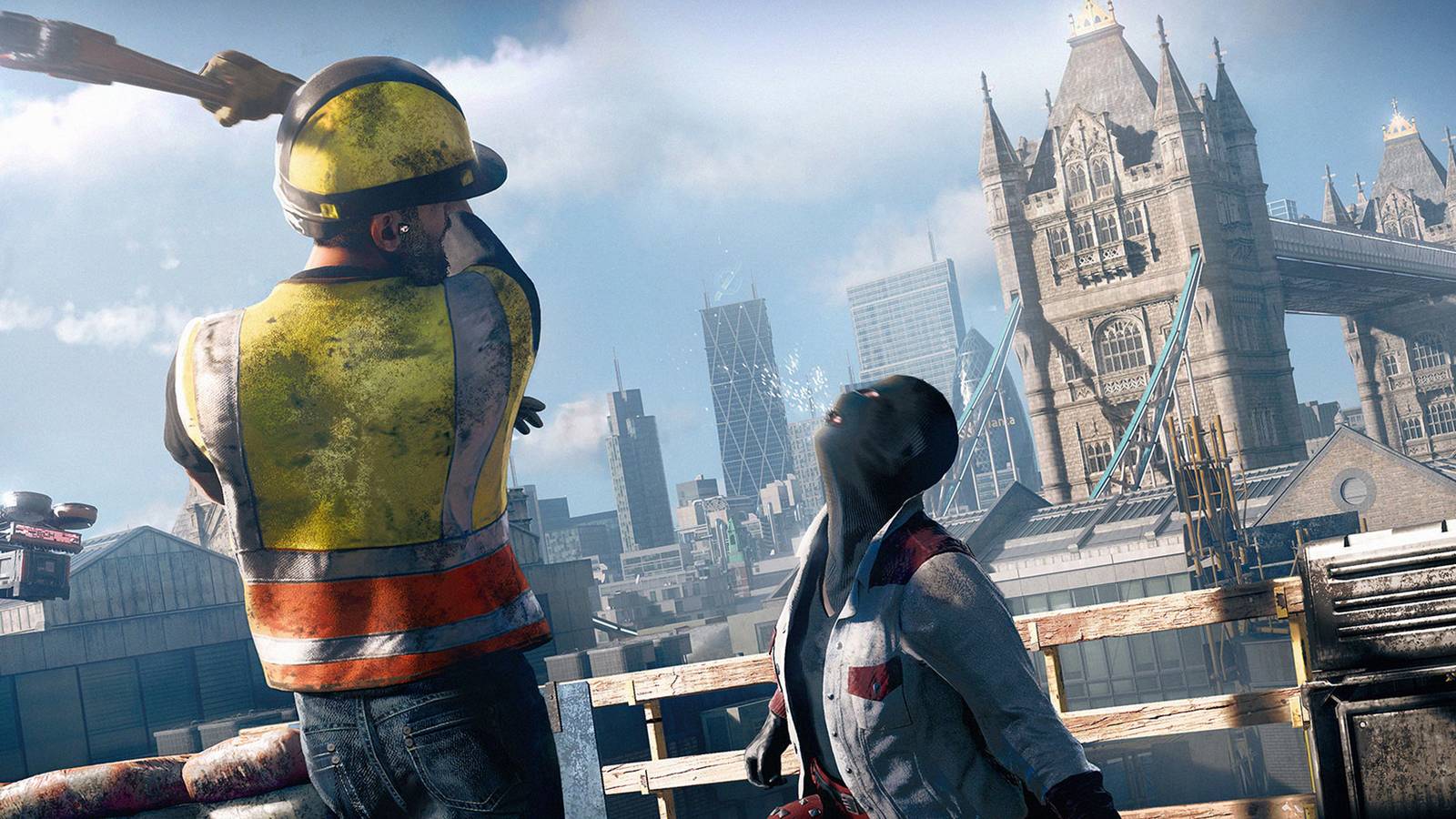 Attacking an enemy in Watch Dogs Legion