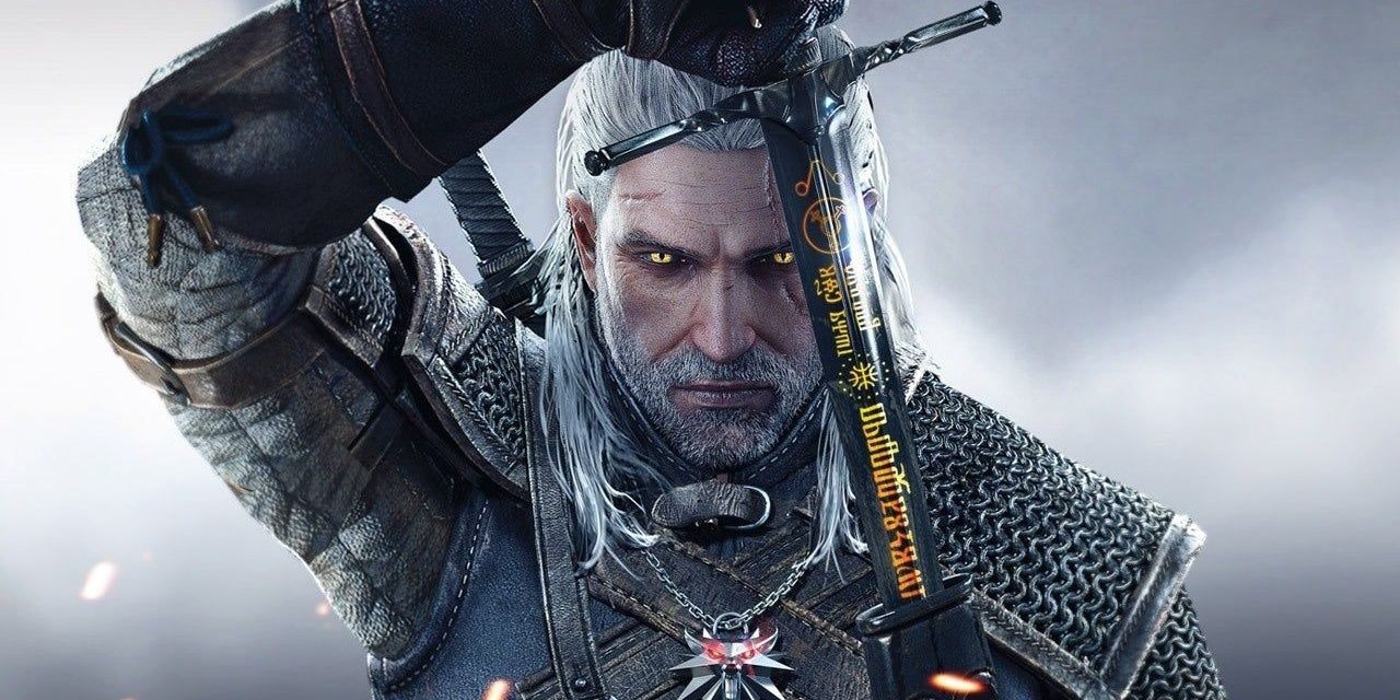 Witcher 3 Geralt Draws Sword 