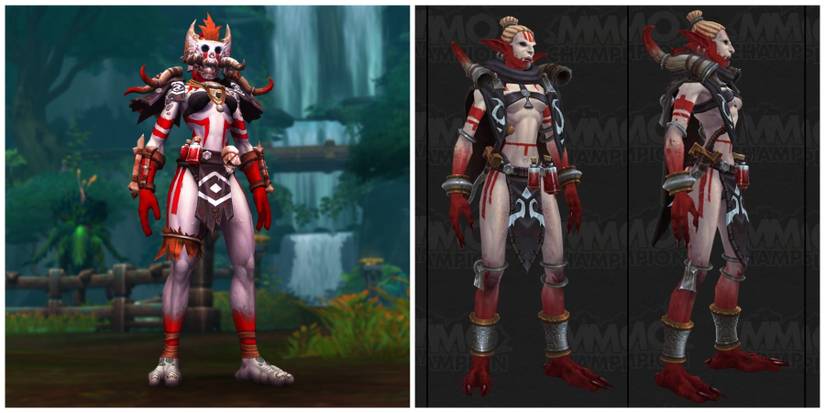 wow blood troll feet