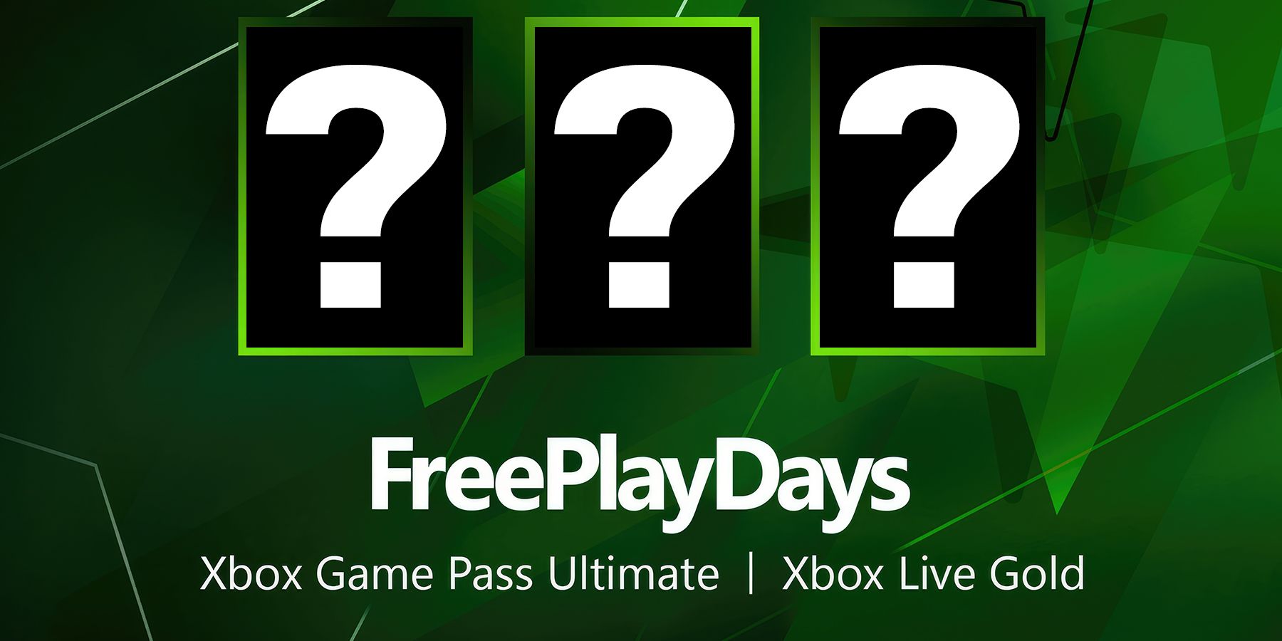 Xbox Game Pass Ultimate Live Gold Free Play Days Three Mystery Titles