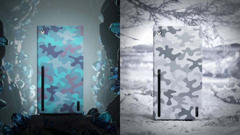 Xbox Series X Camo Console Wraps