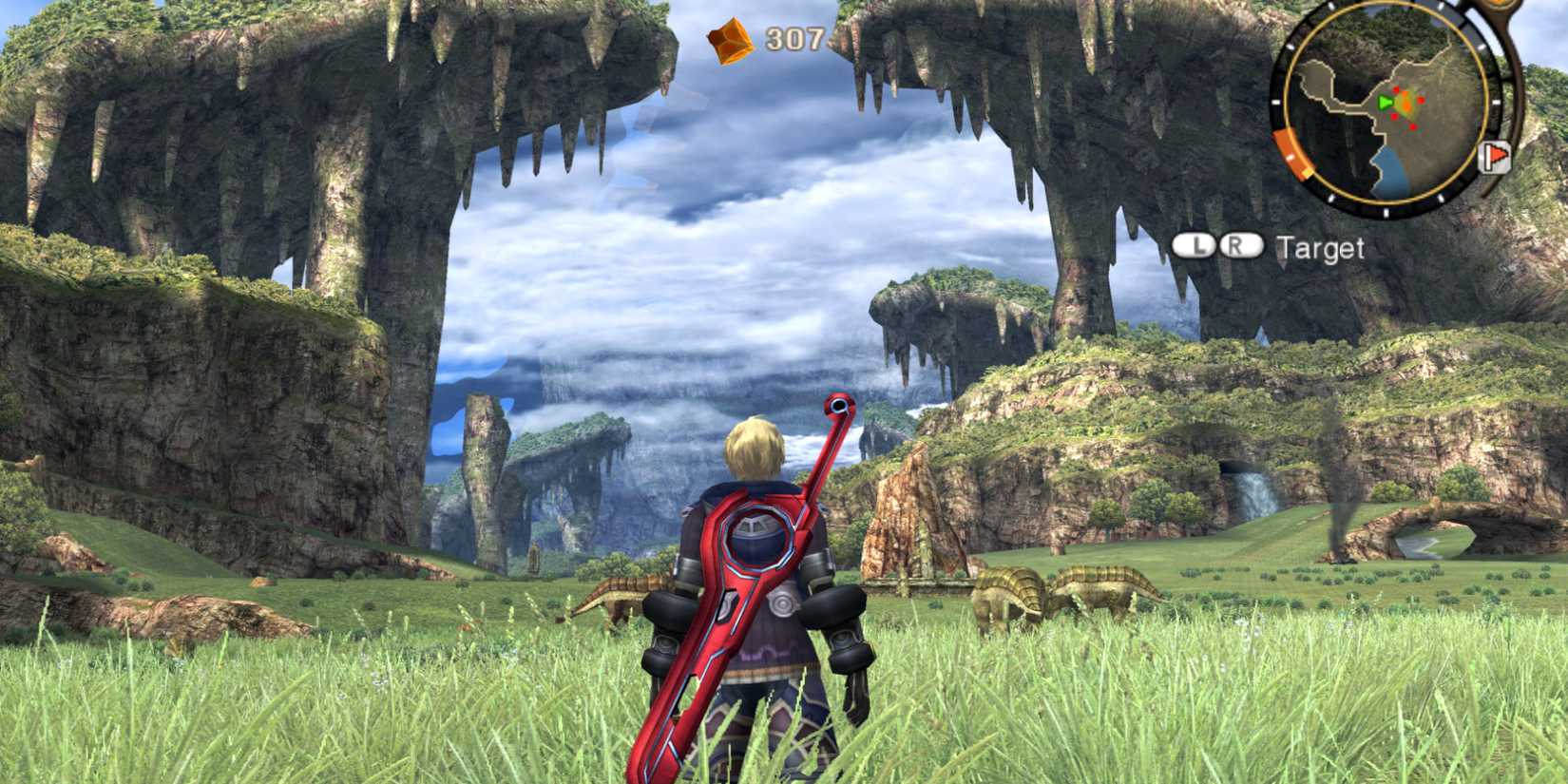 Xenoblade Chronicles 3DS - Shulk exploring the open world