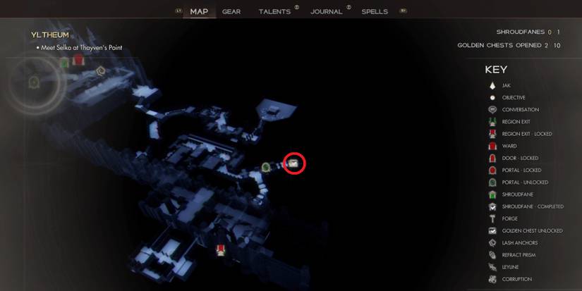Yltheum Golden Chests and Shroudfane locations in Immortals of Aveum