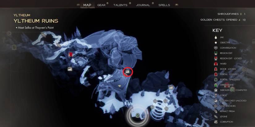 Yltheum Golden Chests and Shroudfane locations in Immortals of Aveum