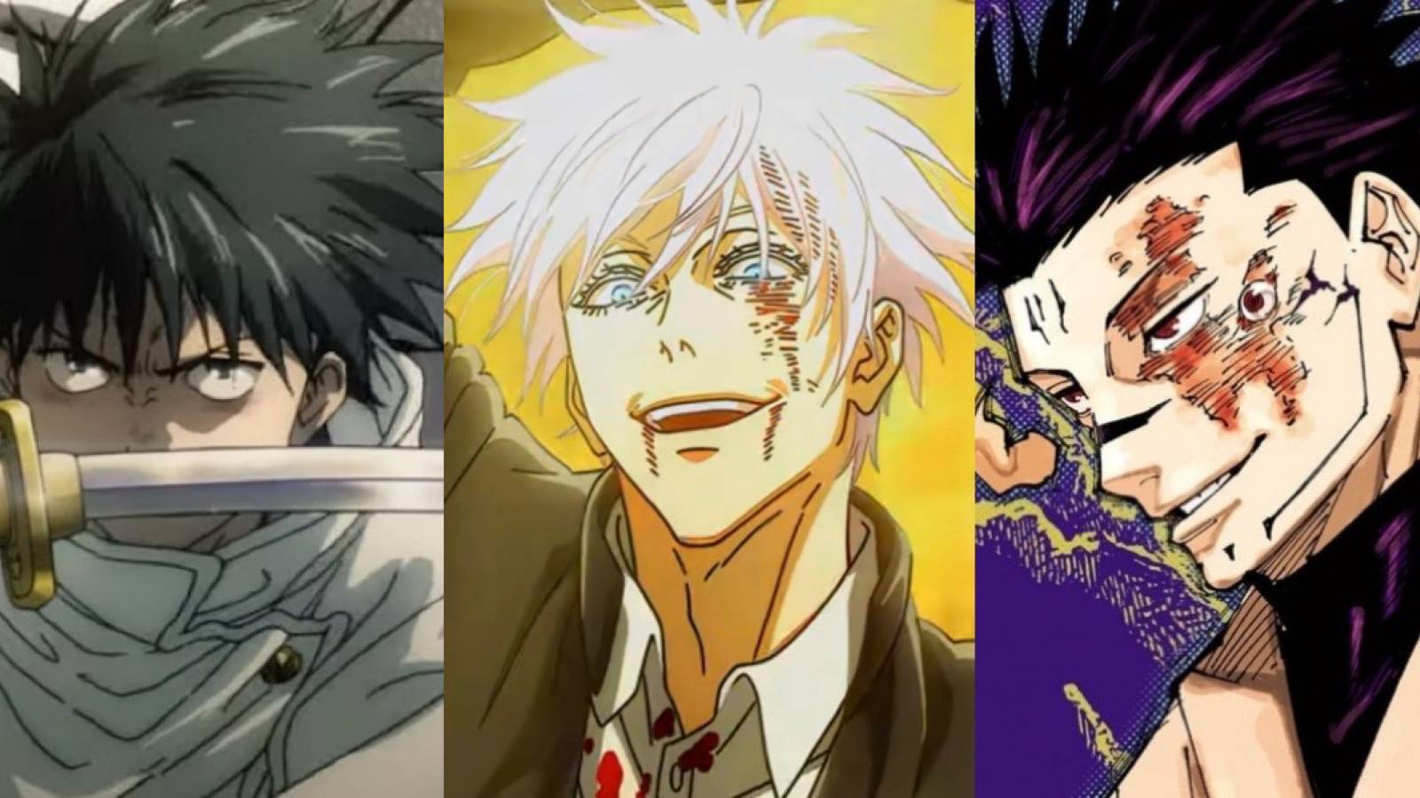 Yuta gojo sukuna jujutsu kaisen