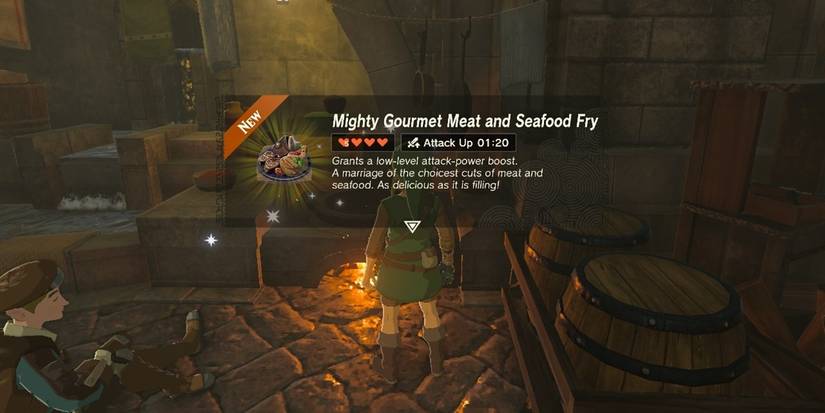 Zelda Tears of the Kingdom Best Health Recipes- Gourmet Meat and Seafood Fry