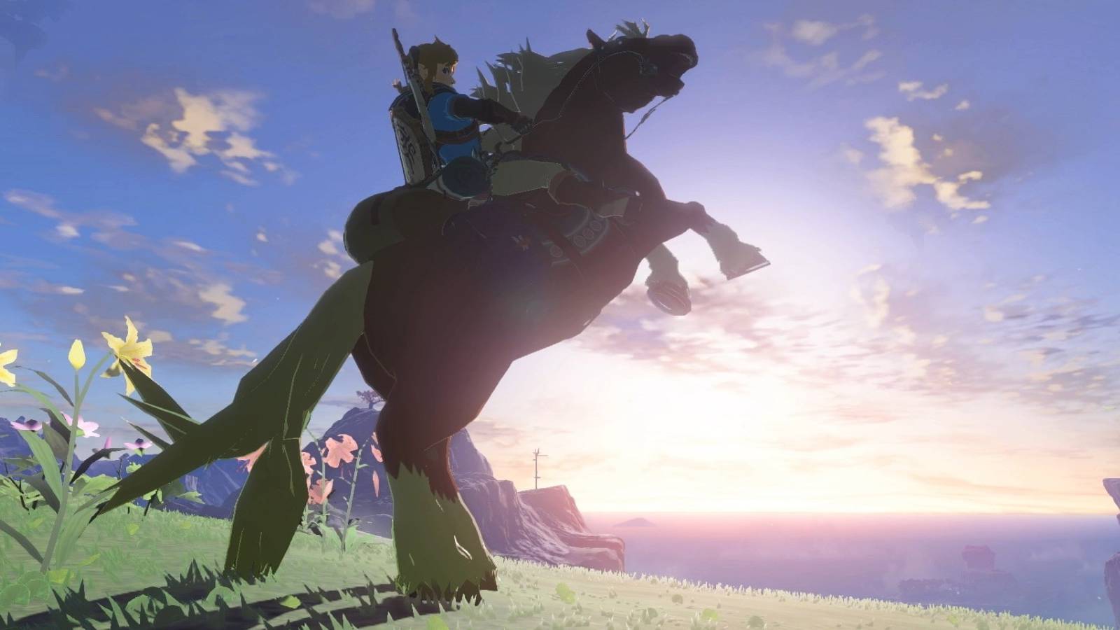Zelda Tears of the Kingdom Horse Falls into Depths