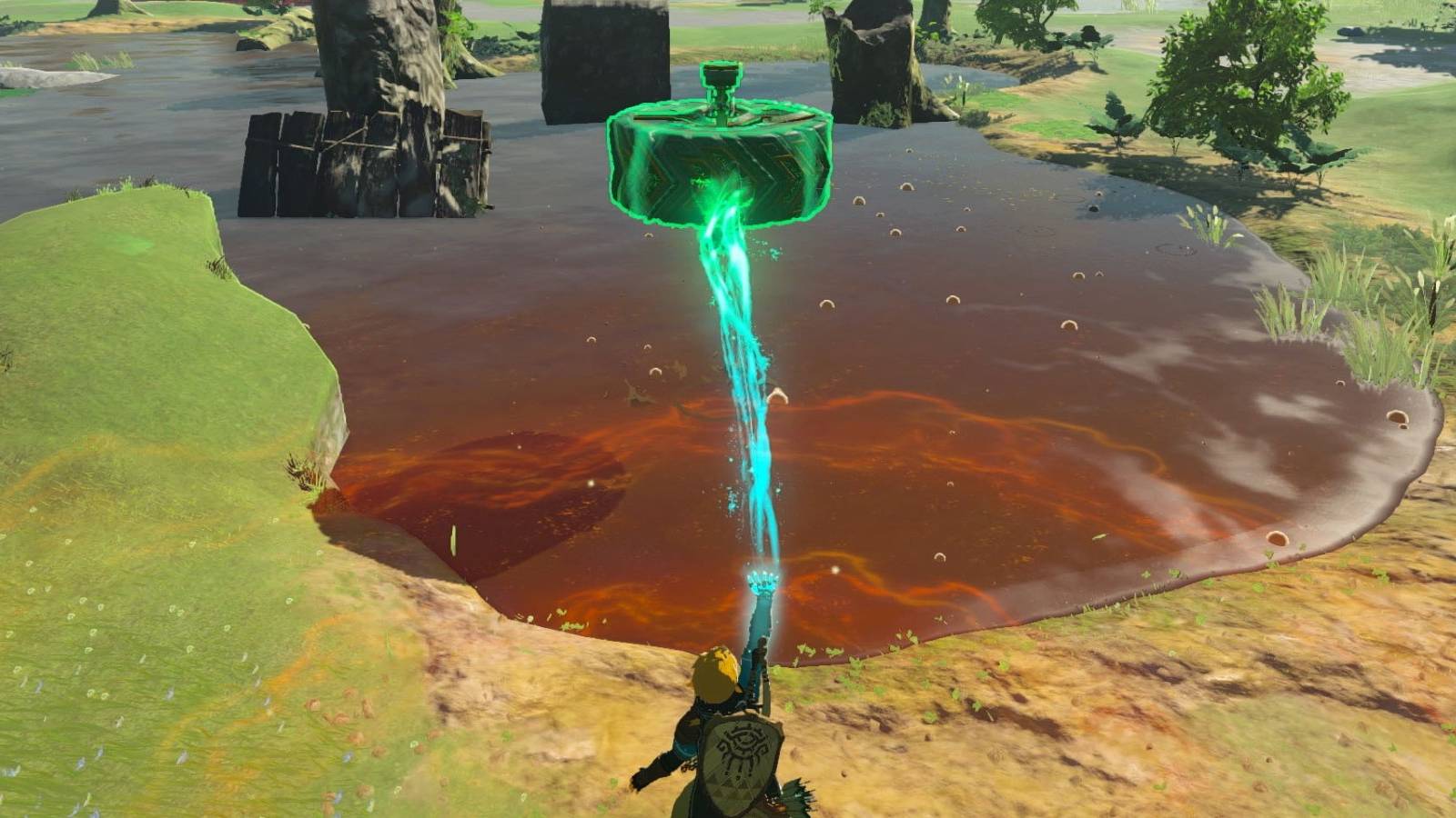 Zelda Tears of the Kingdom Player Builds Massive Guitar