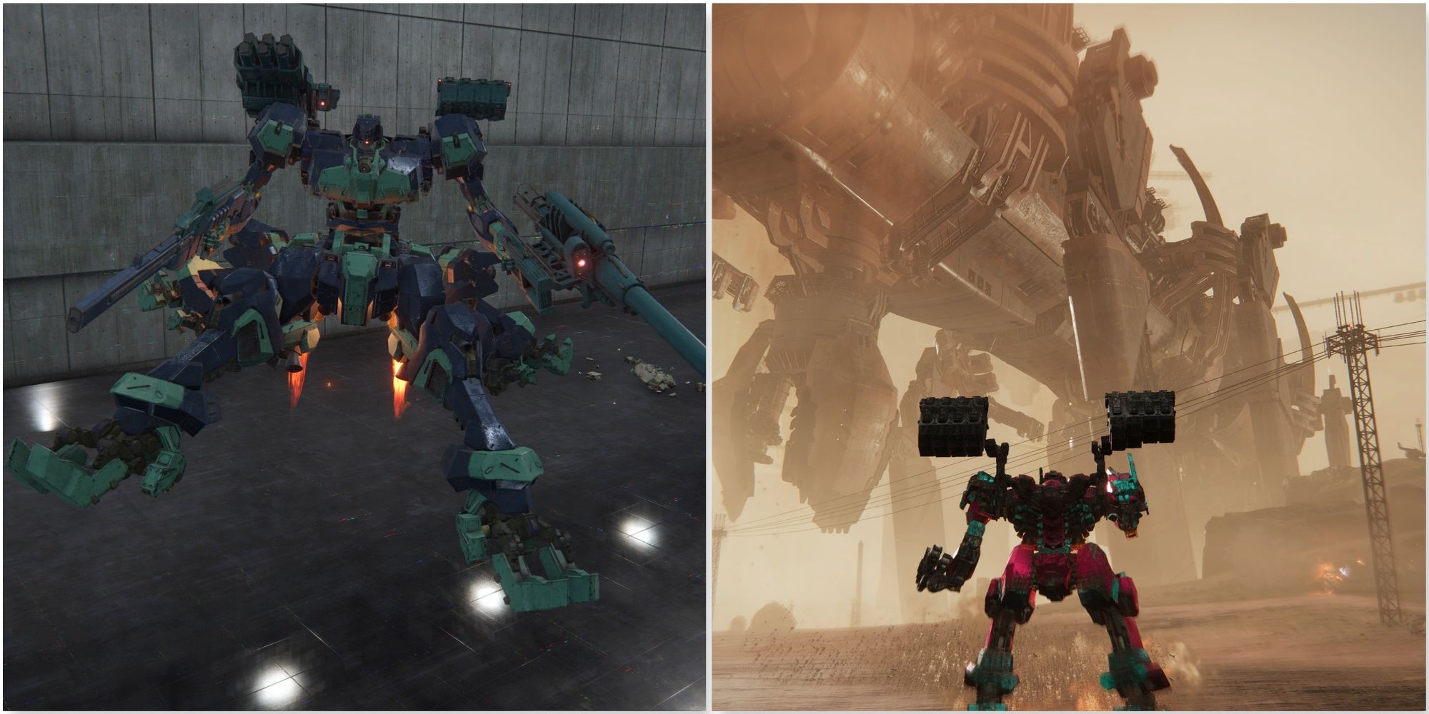 Fighting enemies in Armored Core 6 Fires of Rubicon