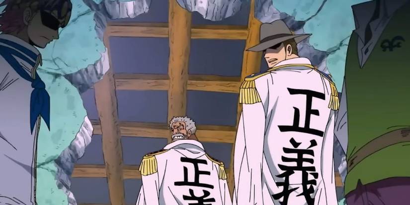 Bogard, Garp, Helmeppo and Koby