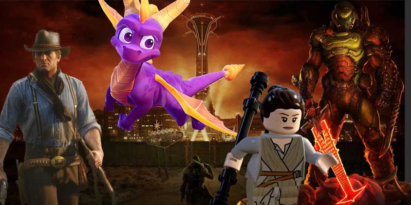 खेलहरूमा विभिन्न भिडियो खेल चरित्रहरूको एक कोलाज जुन खेलाडीहरूले धोखाले प्रयोग गर्न सक्दछन् 