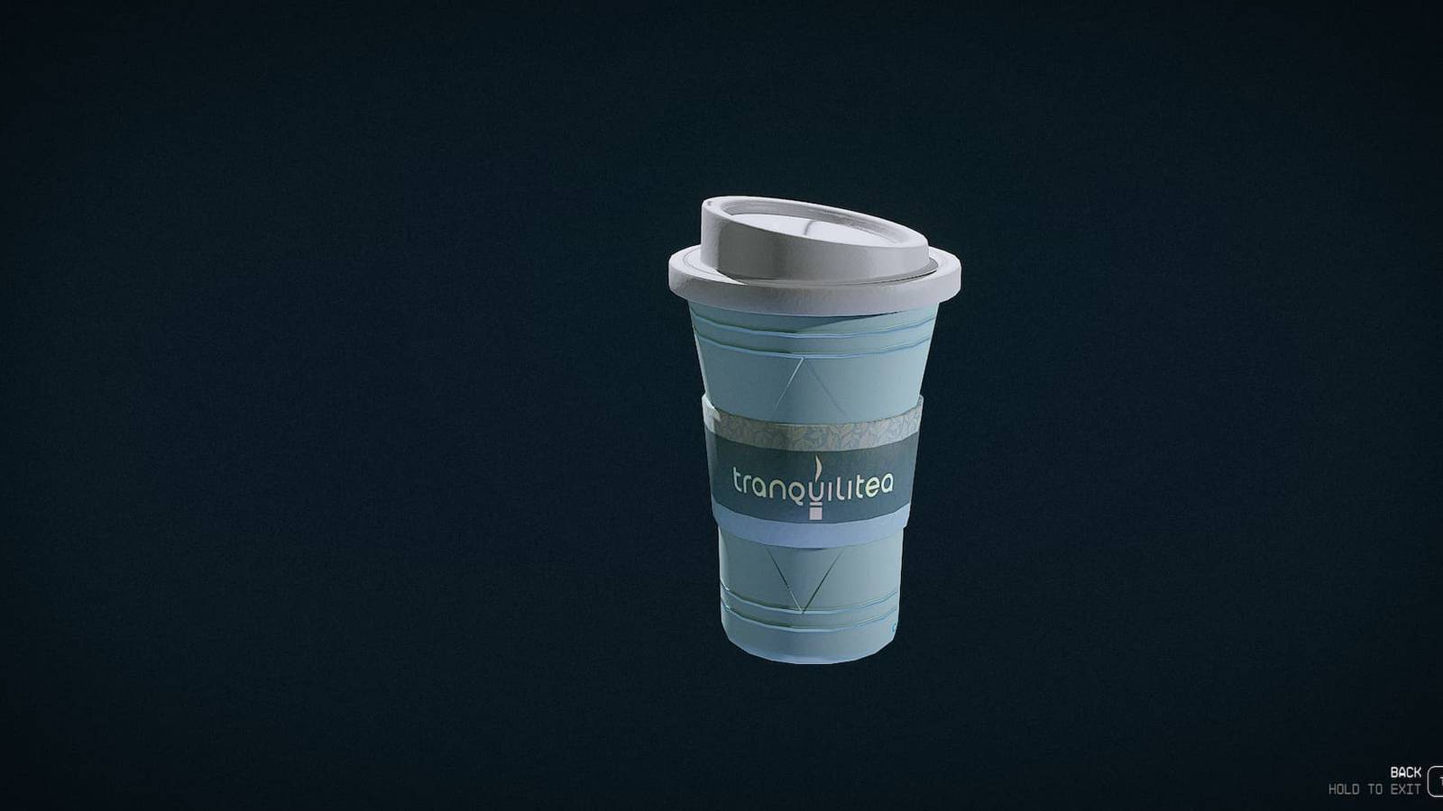 Traquilitea brand of drinks in Starfield