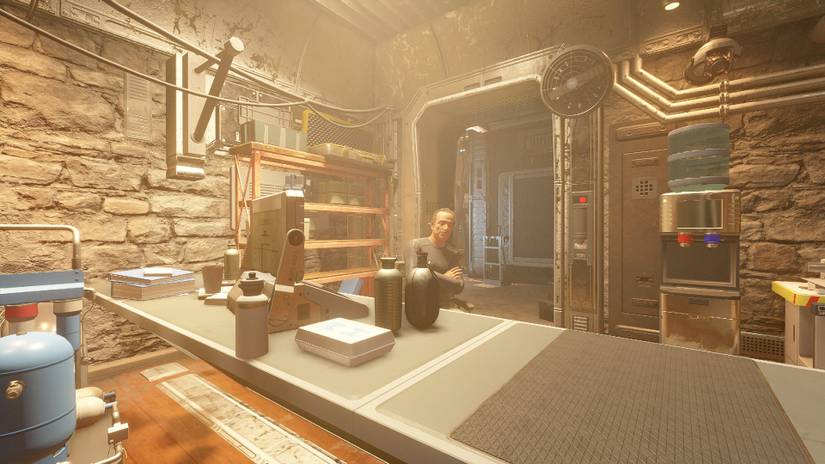 The general goods store in Starfield's Akila City