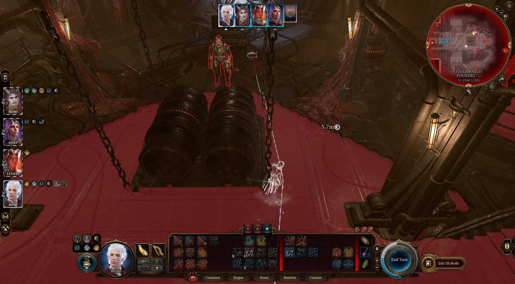 Baldur's Gate 3 Disable Steel Watch Titan  Invisibility Sneak Boss