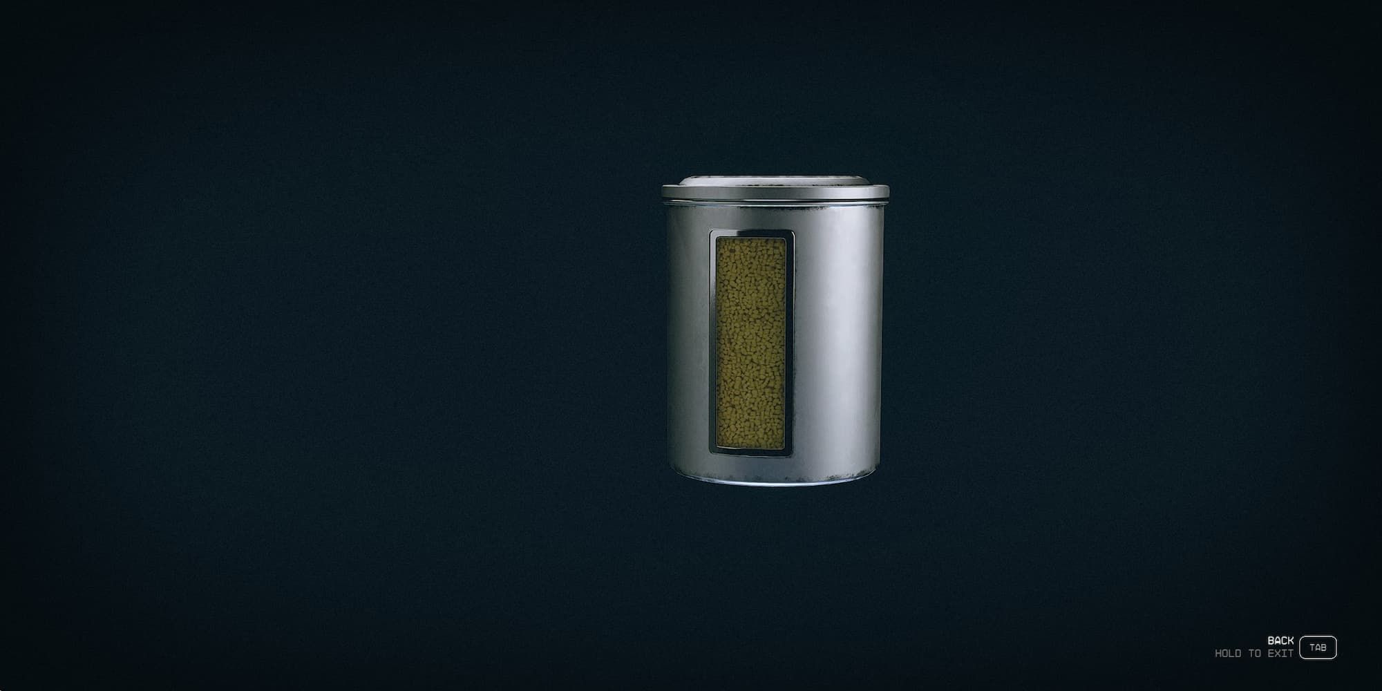 A can of Polymer in Starfield