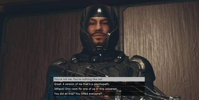 evil version of the player character in starfield