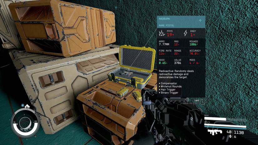 The Radburn pistol in Starfield