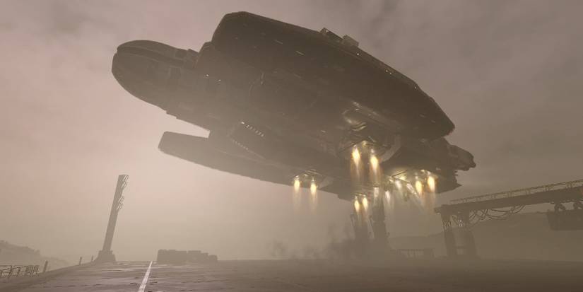 Landing a ship in Starfield