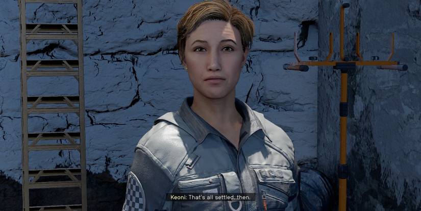 Keoni in the Defensive Measures quest in Starfield