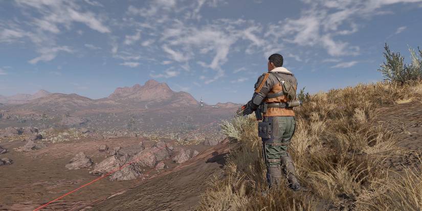 Davis Wilson during the Leader of the Pack quest in Starfield