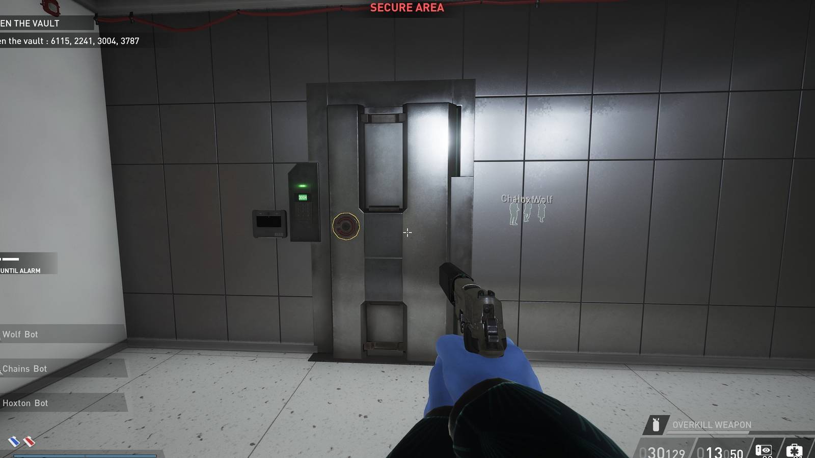 payday 3 heister at the no rest for the wicked vault