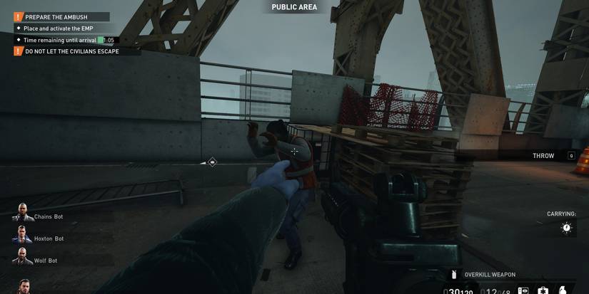 shouting in payday 3