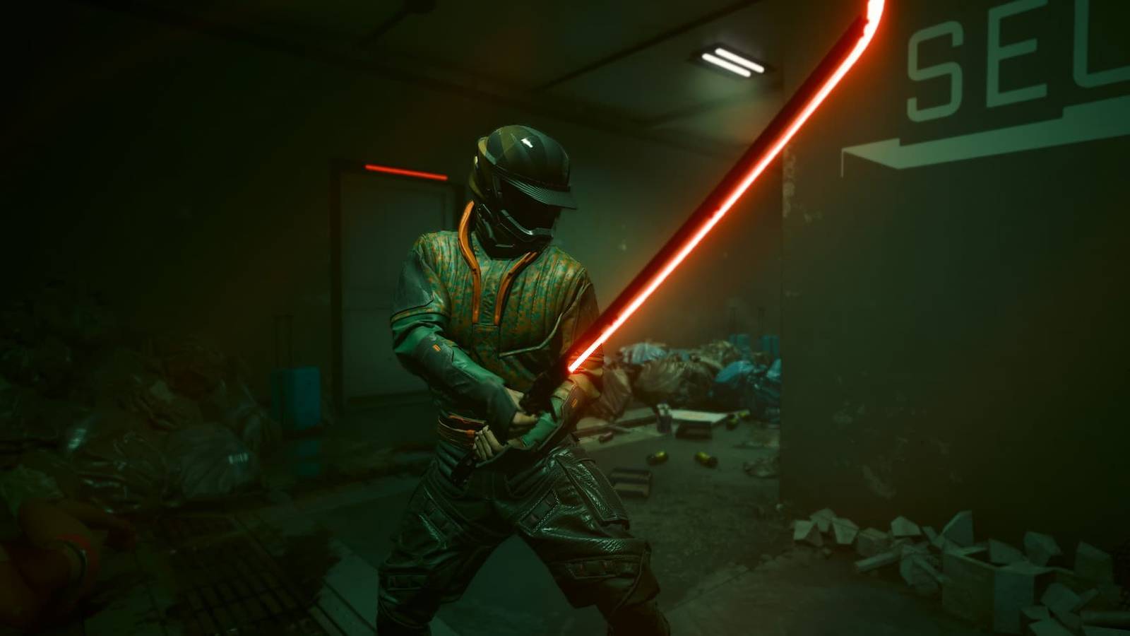 The Errata Thermal Katana in Cyberpunk 2077
