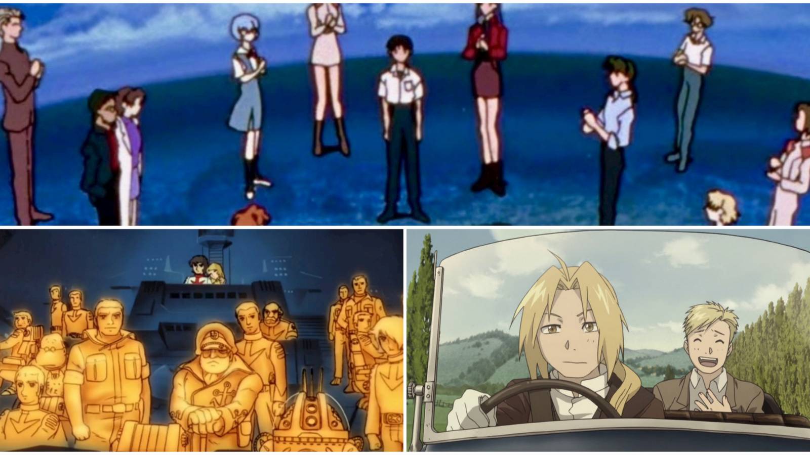 Retconned Anime Endings- Neon Genesis Evangelion Space Battleship Yamato Fullmetal Alchemist 2003