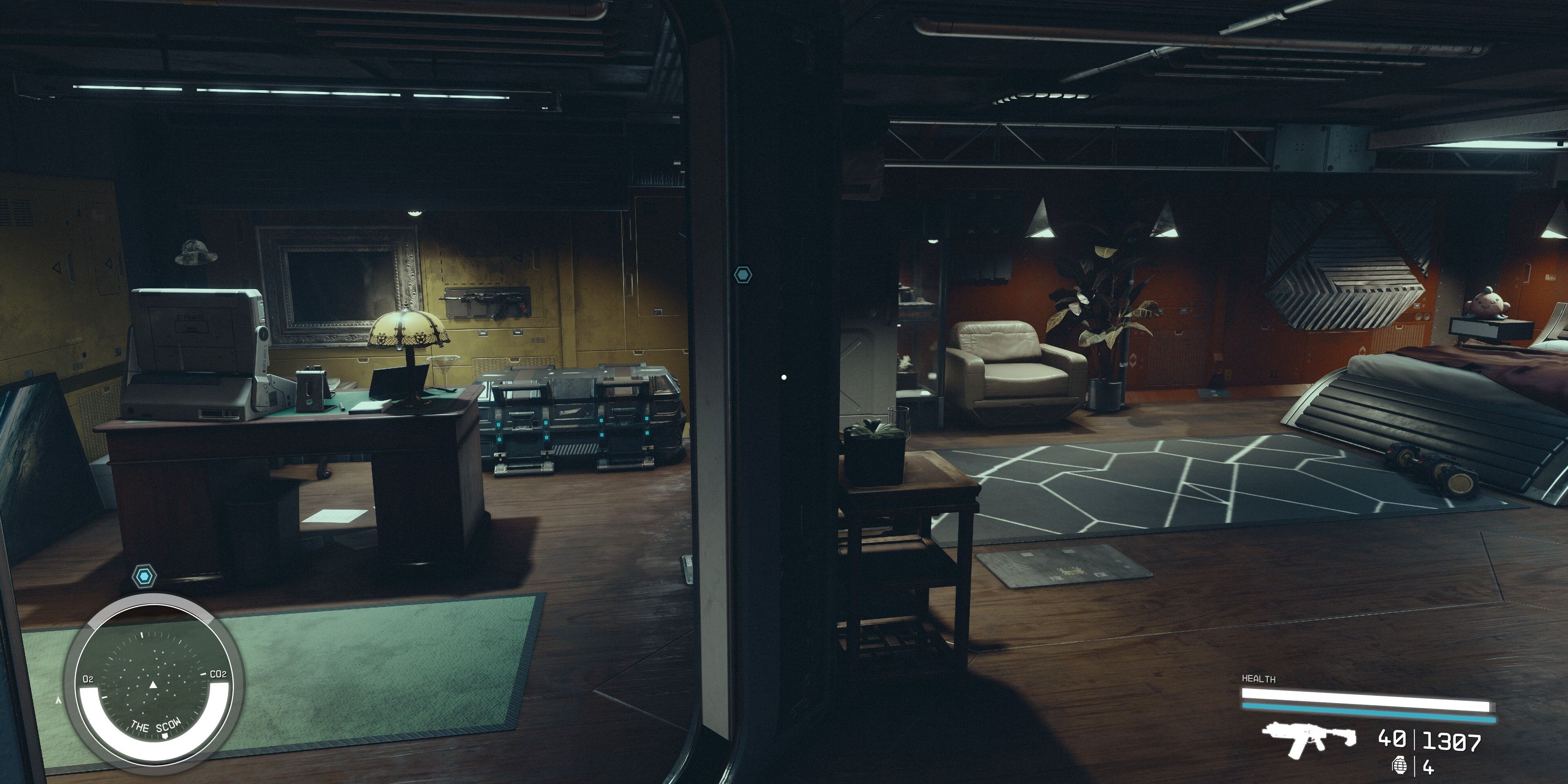 secret office in petrov's ship