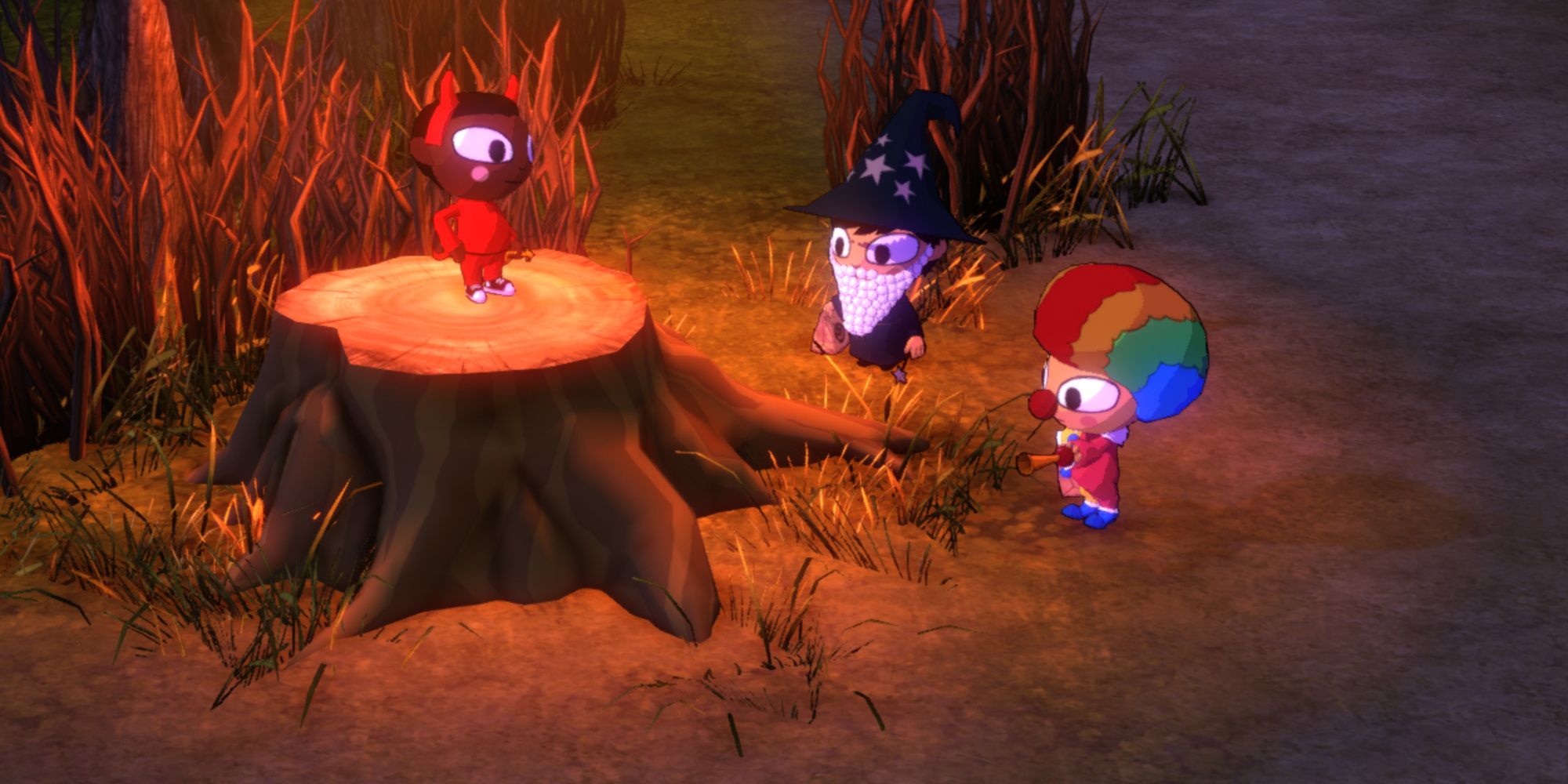 A cutscene featuring characters in Costume Quest 2