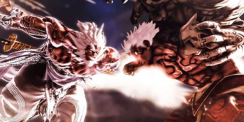 A fight in Asura's Wrath