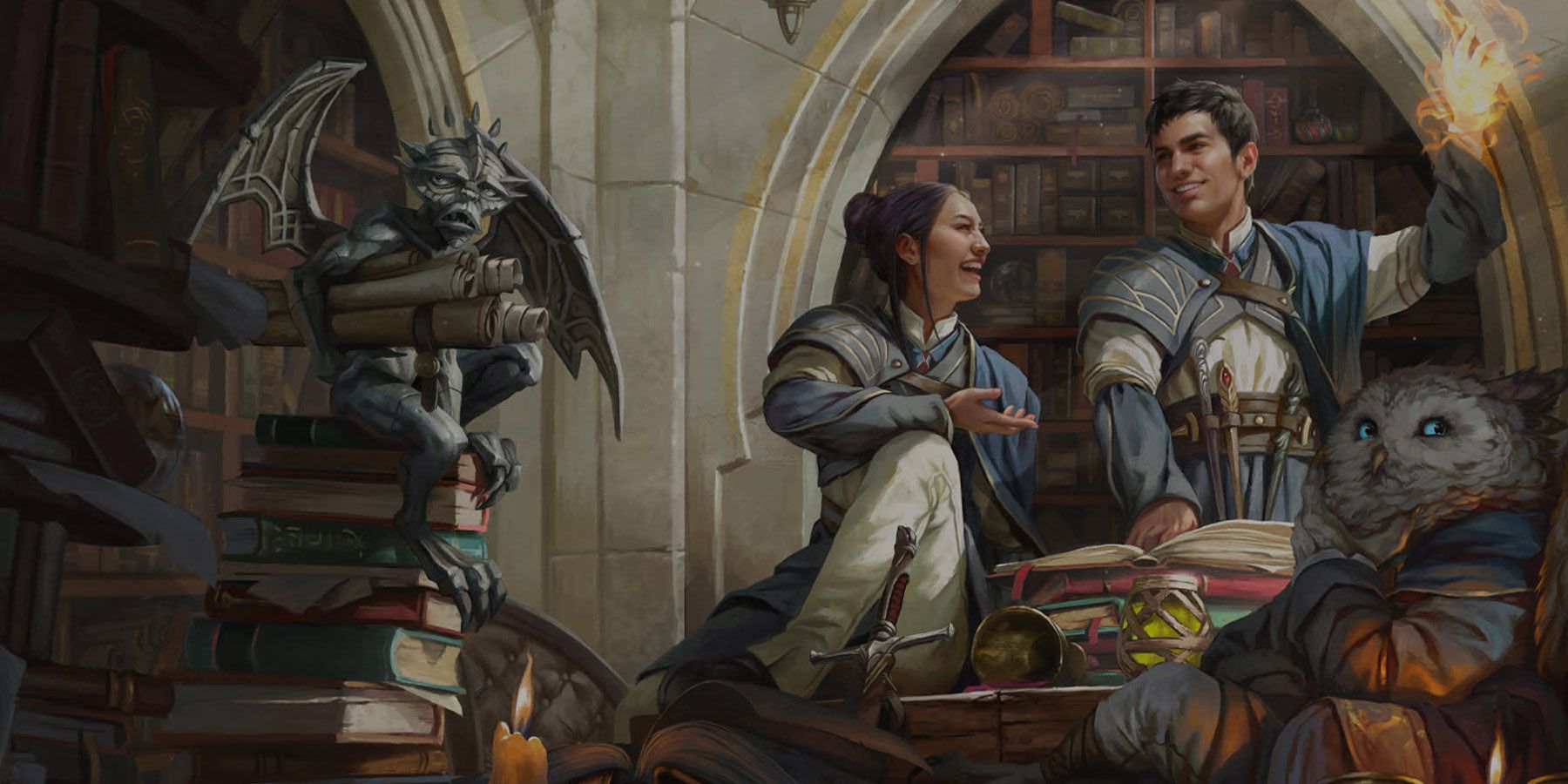 Una biblioteca en Strixhaven
