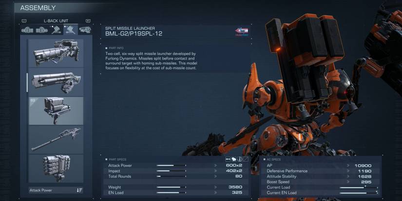 BML-G2/P19SPL-12 Back Unit