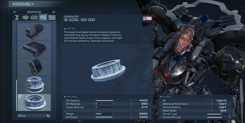 IB-C03G: NGI 000 Generator Armored Core 6