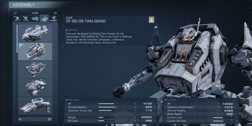DF-BD-08 Tian Qiang Core Part