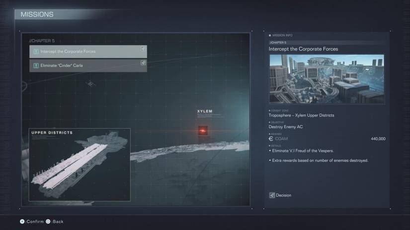 Acfa Mission Tree Armored Core 6: Chapter 5 Decision Guide