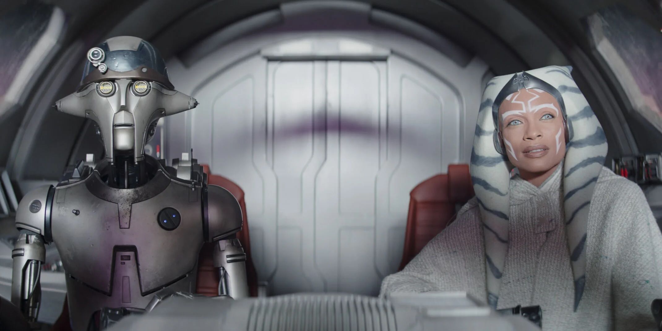 Ahsoka and Huyang in the cockpit in Ahsoka episode 7