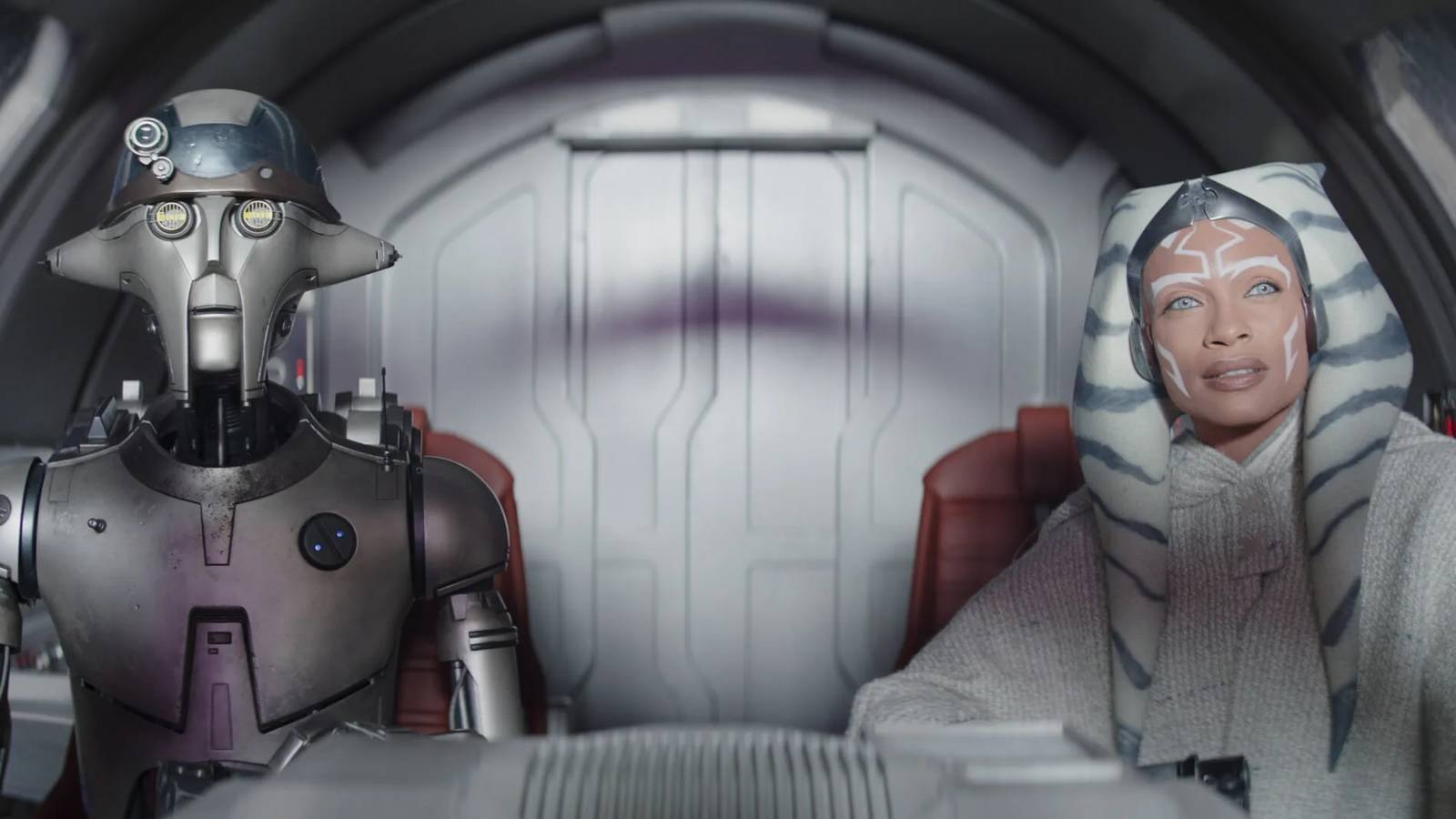 Ahsoka and Huyang in the cockpit in Ahsoka episode 7