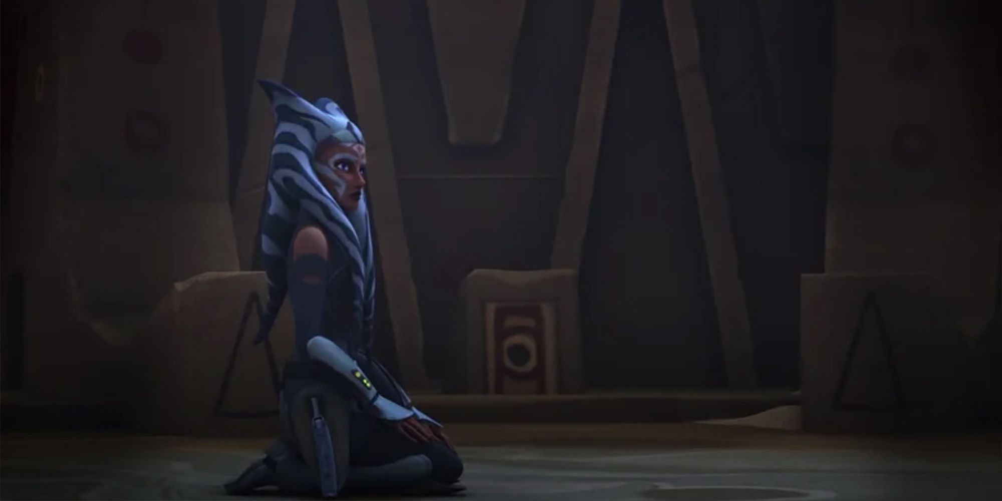 Ahsoka Tano Meditating in Star Wars: Rebels