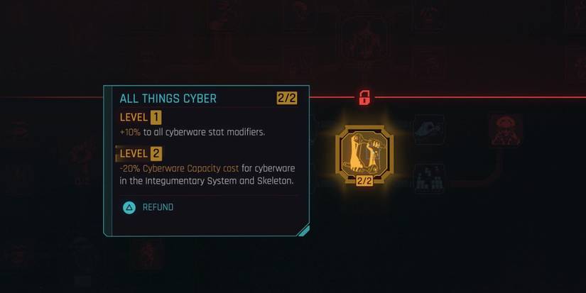The All Things Cyber skill in Cyberpunk 2077