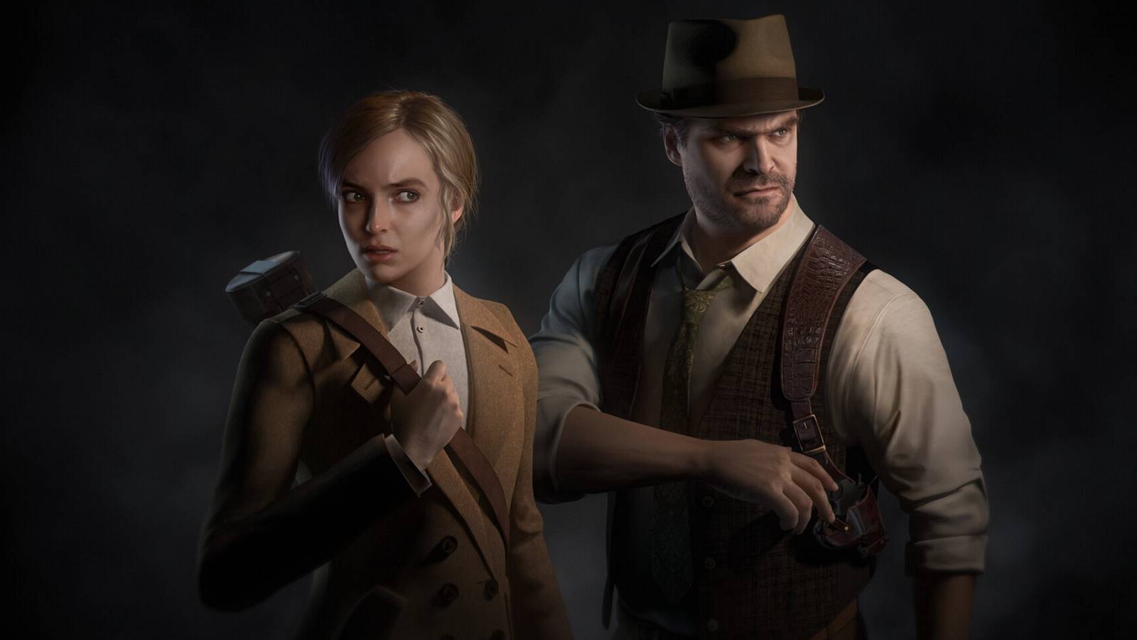 alone in the dark jodie comer and david harbour