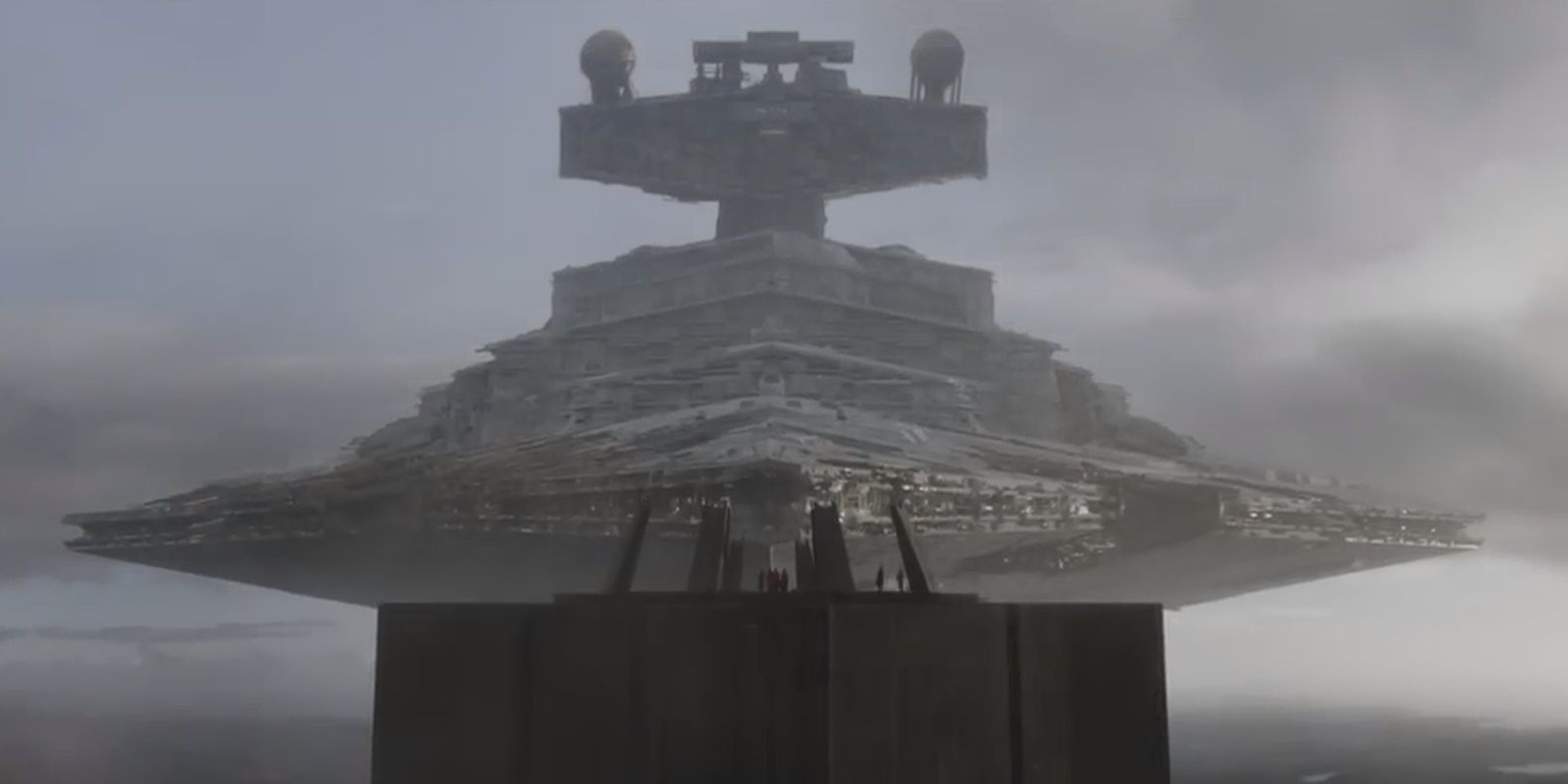 An Imperial Star Destroyer arrives in Ahsoka