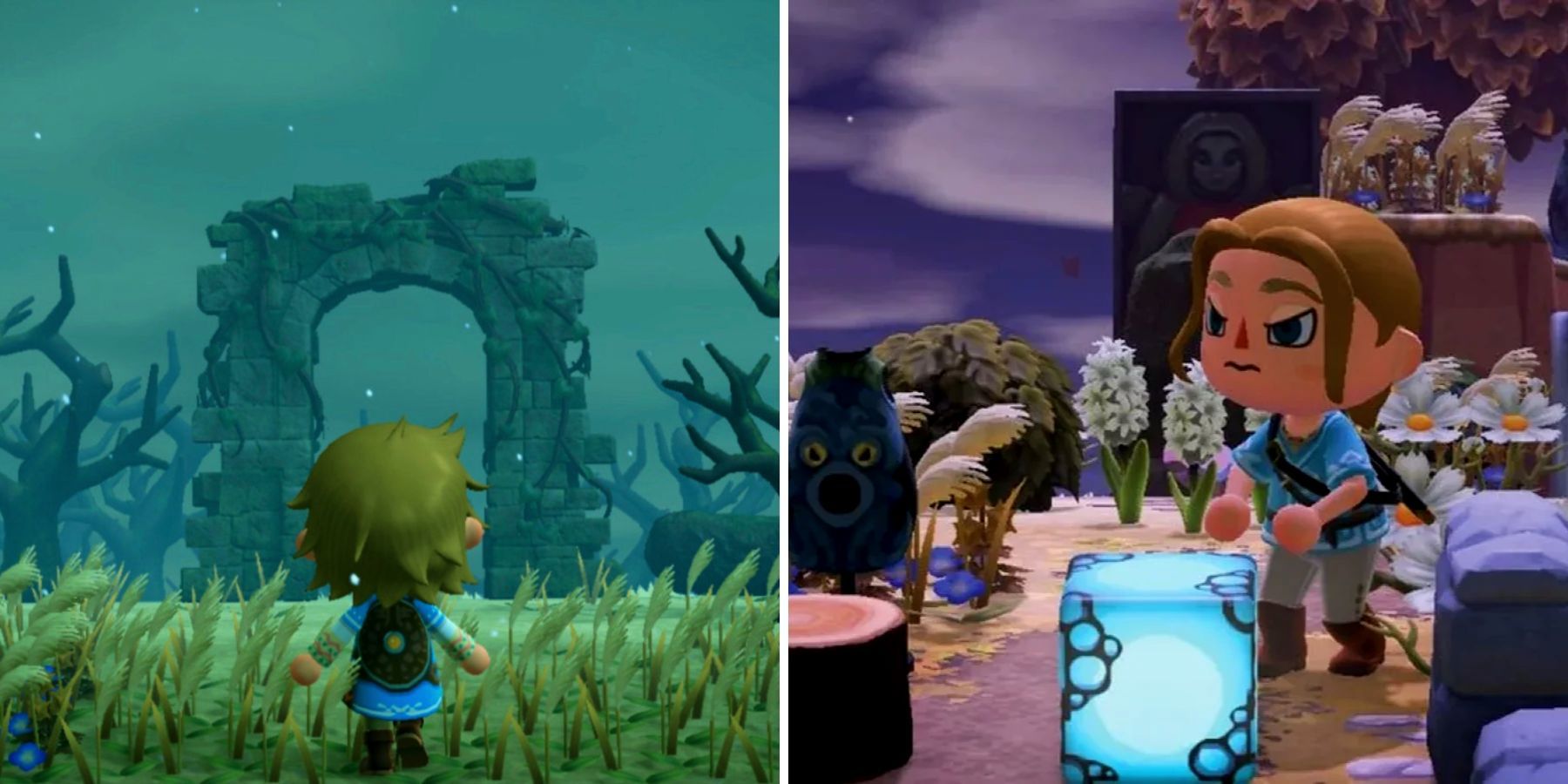 Animal Crossing New Horizons and The Legend of Zelda