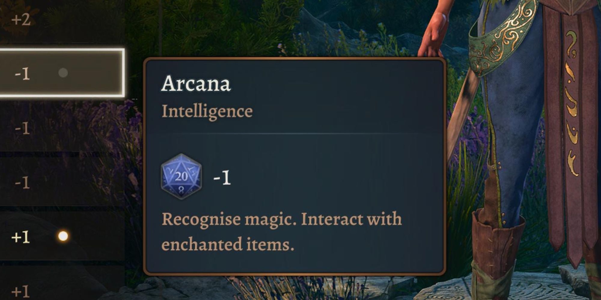 The Arcana skill in Baldur's Gate 3