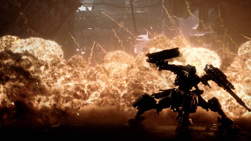 armored core 6 explosion screenshot