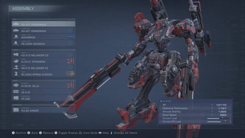 Armored Core 6_Ayre Boss Fight_Build