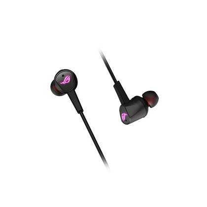 Black ASUS ROG Cetra II earbuds